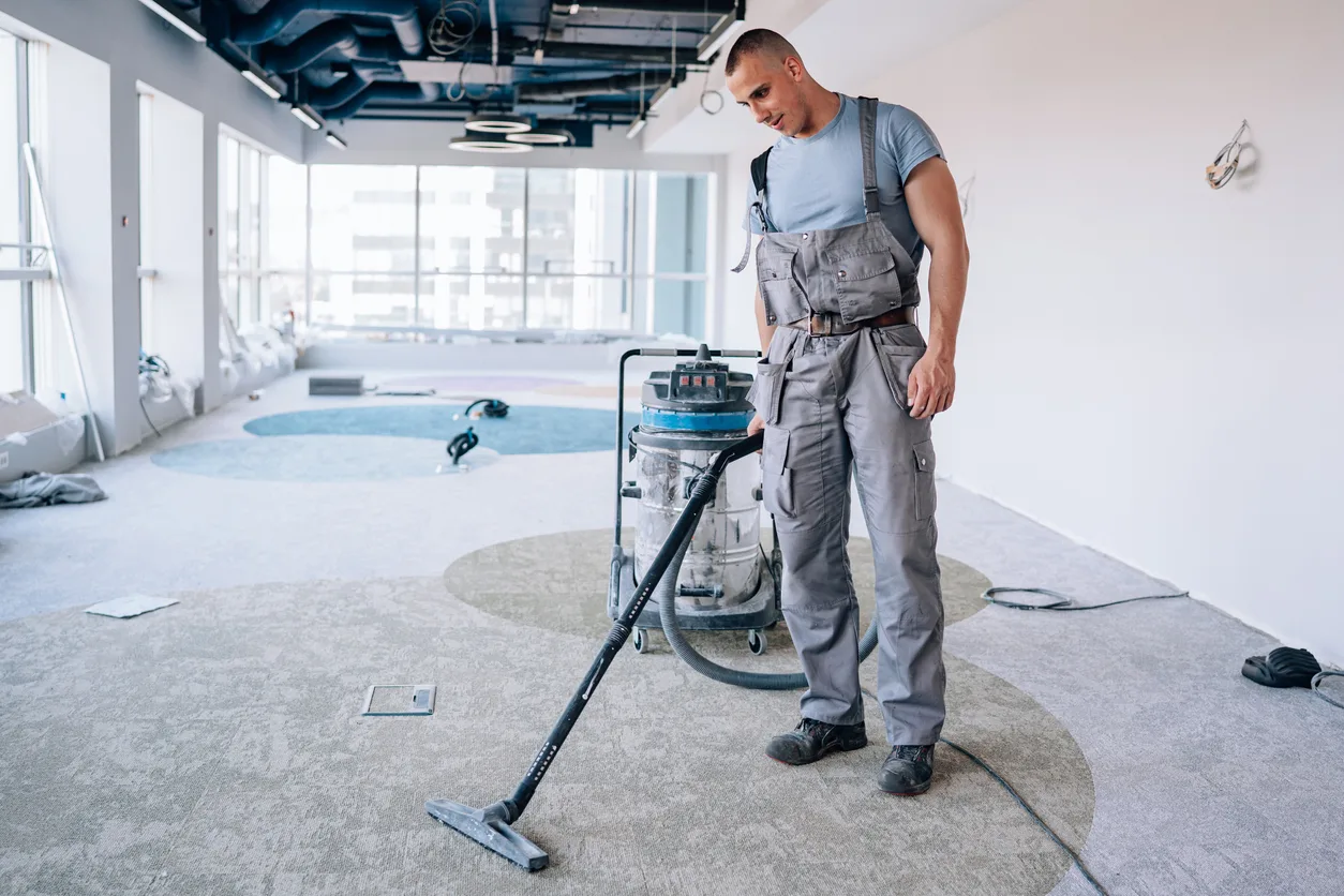 Post-construction cleaning service